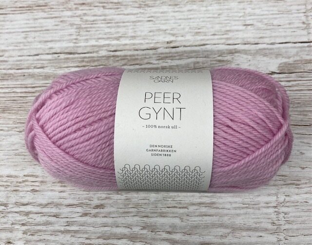 SandnesGarn Peer Gynt 4813 vaaleanpunainen