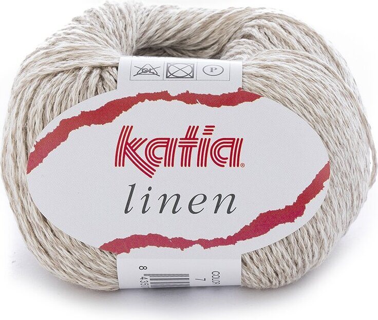 Katia Linen 7 vaalea pellava