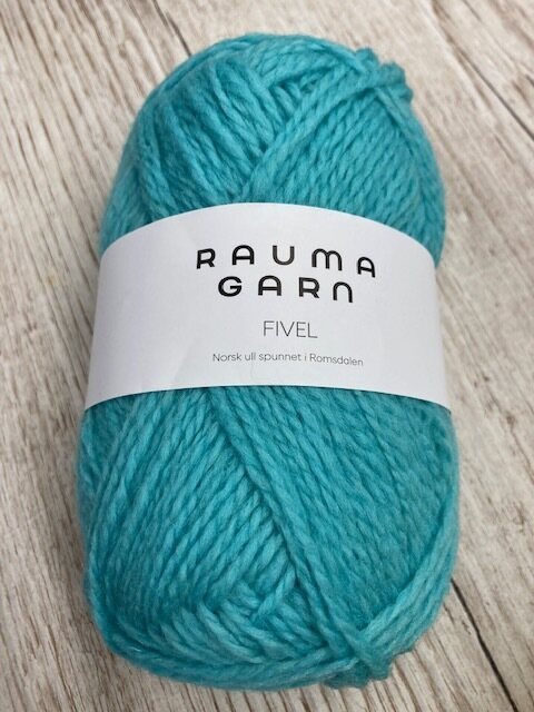 Rauma Garn Fivel 23 turkoosi