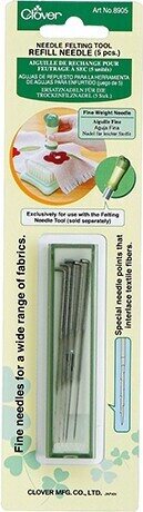 Clover Huovutuslaitteen varaneulat Fine