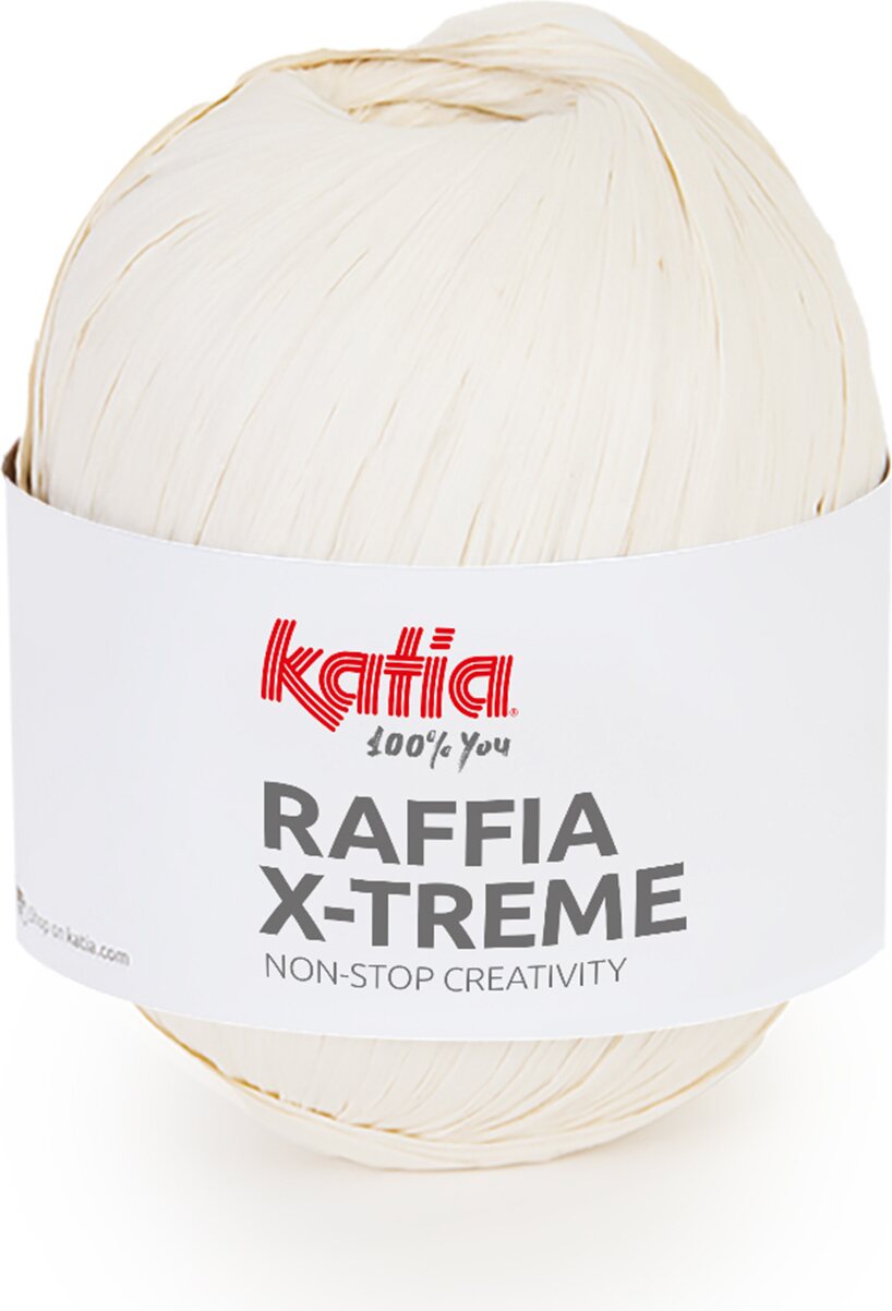 Katia Raffia x-treme 101 Tan-Off White