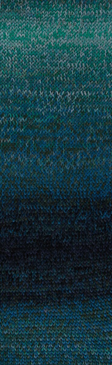 Laines du Nord Andina color 3 sini-turkoosi