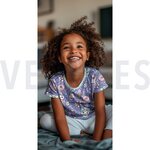 Verhees Textiles Jersey digital food, pinkki