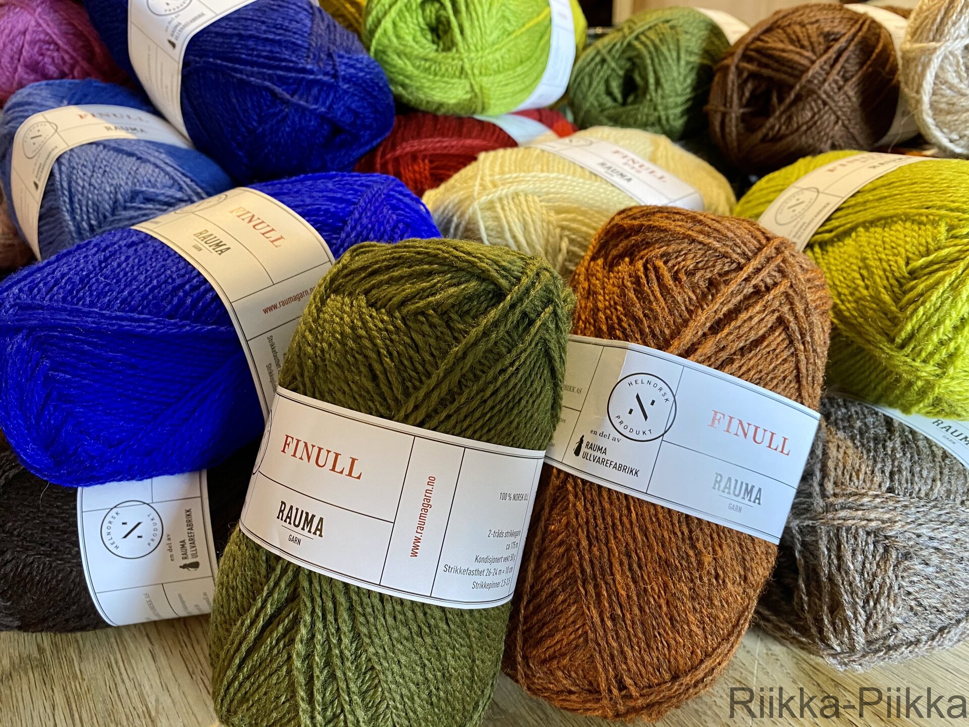 Rauma Garn Finull Wool Yarns | Riikka-Piikka English