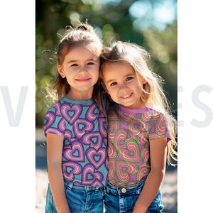 Verhees Textiles Jersey hearts