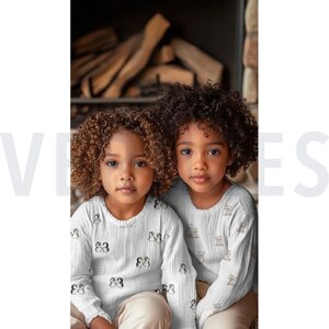 Verhees Textiles Gots digital animals, white