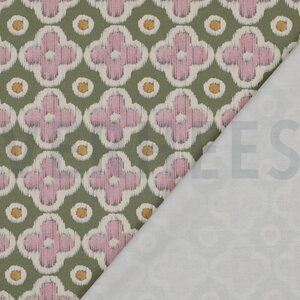 Verhees Textiles Canvas digital abst. mauve