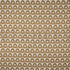 Verhees Textiles Canvas digital abst. mauve-okra