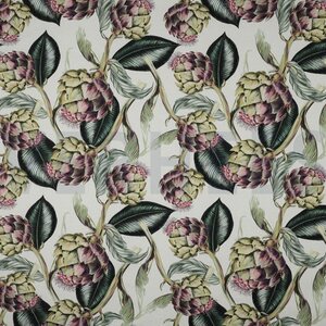 Verhees Textiles Canvas digital Artisokka, linen