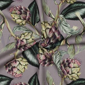 Verhees Textiles Canvas digital Artisokka, lavender