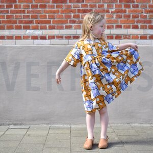 Verhees Textiles Jersey Dogs, tummanvihreä