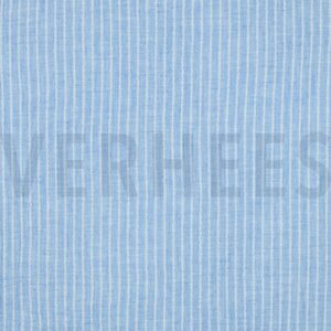 Verhees Textiles Yarn dyed stripes, Light blue