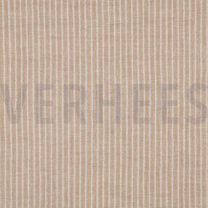 Verhees Textiles Yarn dyed stripes, Taupe
