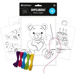 Väritettävät ompelukuvat