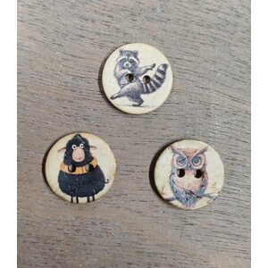 Falk Group Eläinnapit, 18 mm