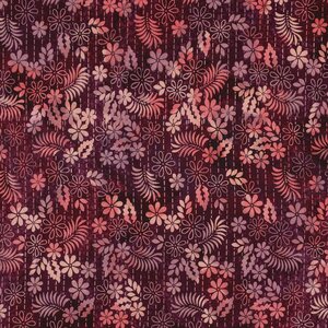 Verhees Textiles Handcrafted batik, cerise