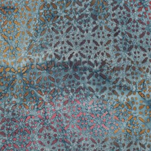 Verhees Textiles Handcrafted batik, blue