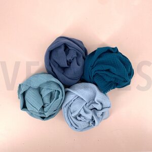 Verhees Textiles Double gauze, yksiväriset