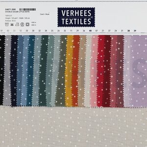 Verhees Textiles Double gauze, Little dots, palat