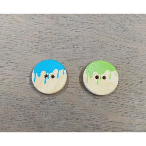 Puunappi, valuva maali