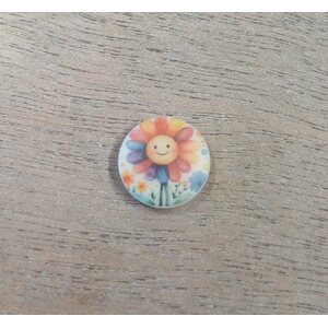 Hymyilevä kukkanappi, 15 mm