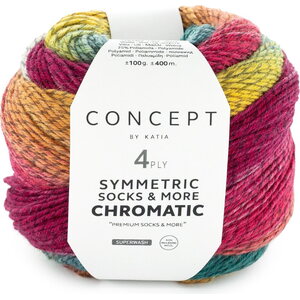 Concept by Katia Chromatic Symmetric Socks & more
