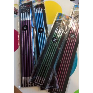 Knit Pro Zing sukkapuikot 15cm
