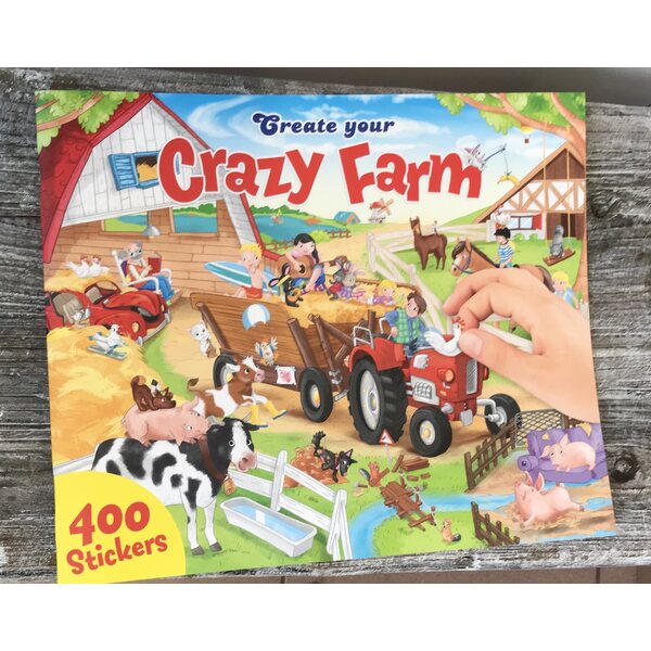 Create you Crazy farm-tarrakirja