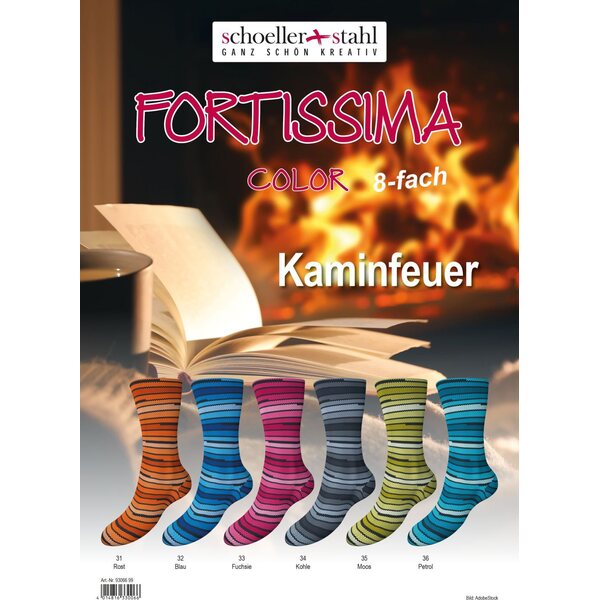 Shoeller & Stahl Fortissima color 8-fach "Kaminfeuer"