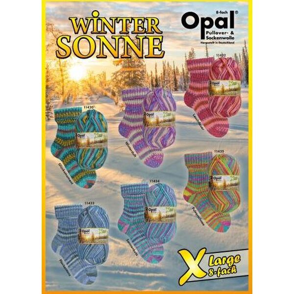 Opal Winter Sonne 8-ply