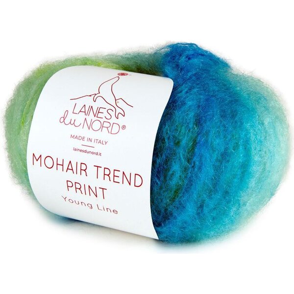 Laines du Nord Mohair trend print