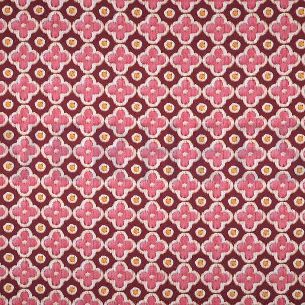 Verhees Textiles Canvas digital abst. bordeaux